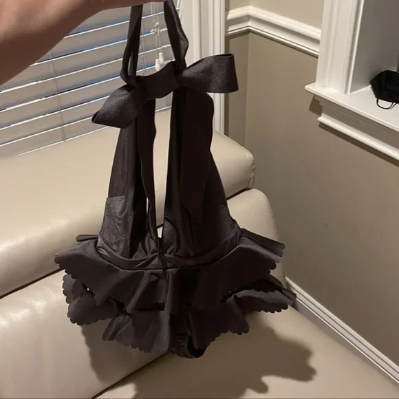 Zimmermann Ruffle trim neck tie swimsuit AU size 1 - Picture 6 of 17